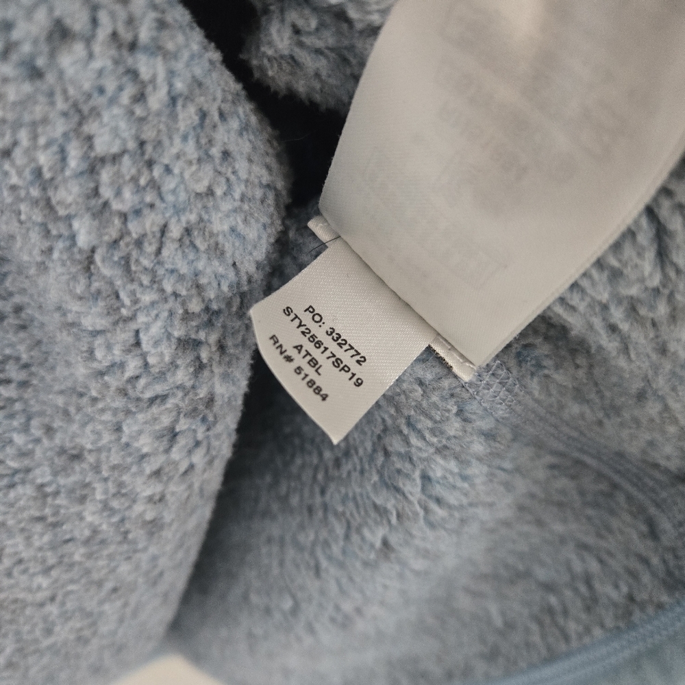Patagonia Better Sweater 1/4-Zip Pullover Sweatshirt Heathered Hawthorne Blue M - Picture 6 of 7